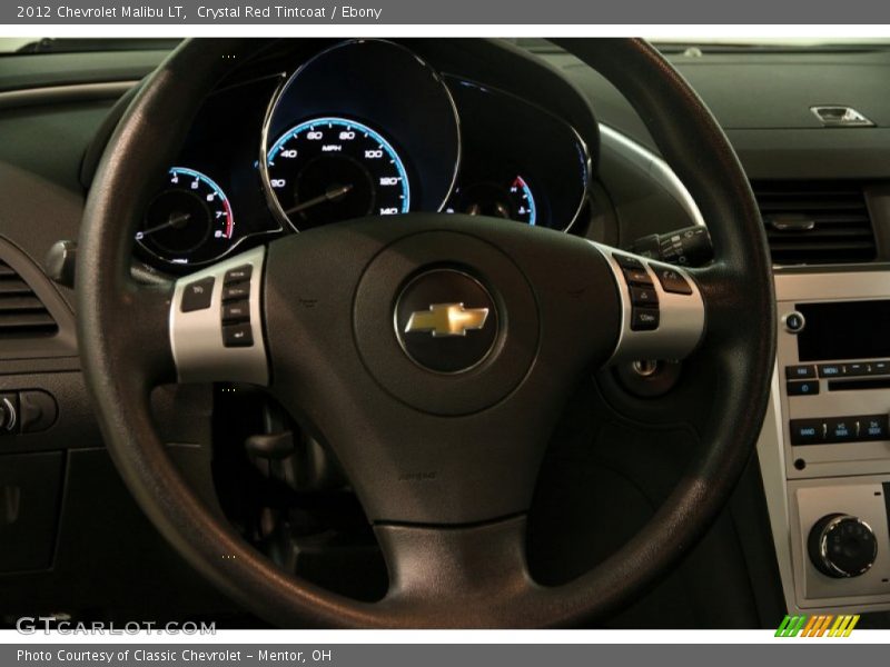 Crystal Red Tintcoat / Ebony 2012 Chevrolet Malibu LT