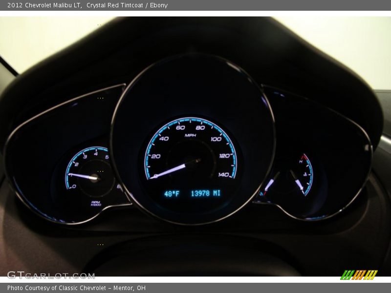 Crystal Red Tintcoat / Ebony 2012 Chevrolet Malibu LT