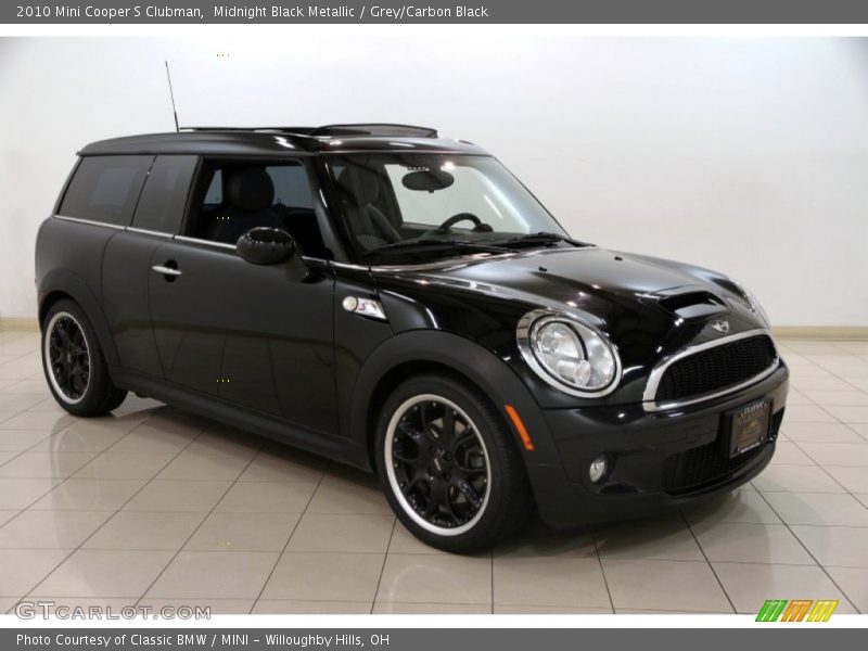Midnight Black Metallic / Grey/Carbon Black 2010 Mini Cooper S Clubman