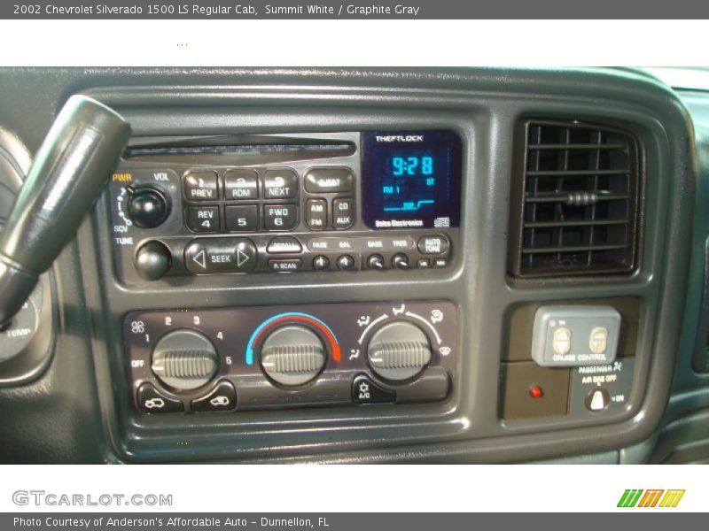 Summit White / Graphite Gray 2002 Chevrolet Silverado 1500 LS Regular Cab