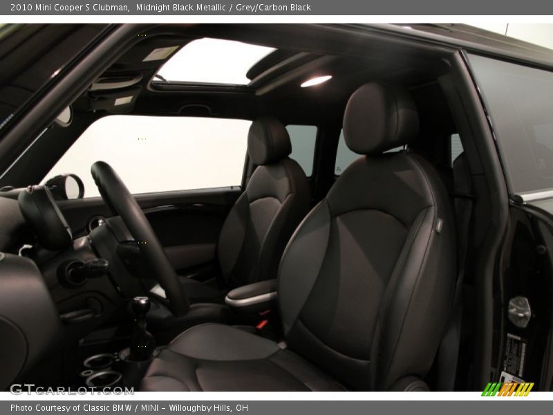 Midnight Black Metallic / Grey/Carbon Black 2010 Mini Cooper S Clubman