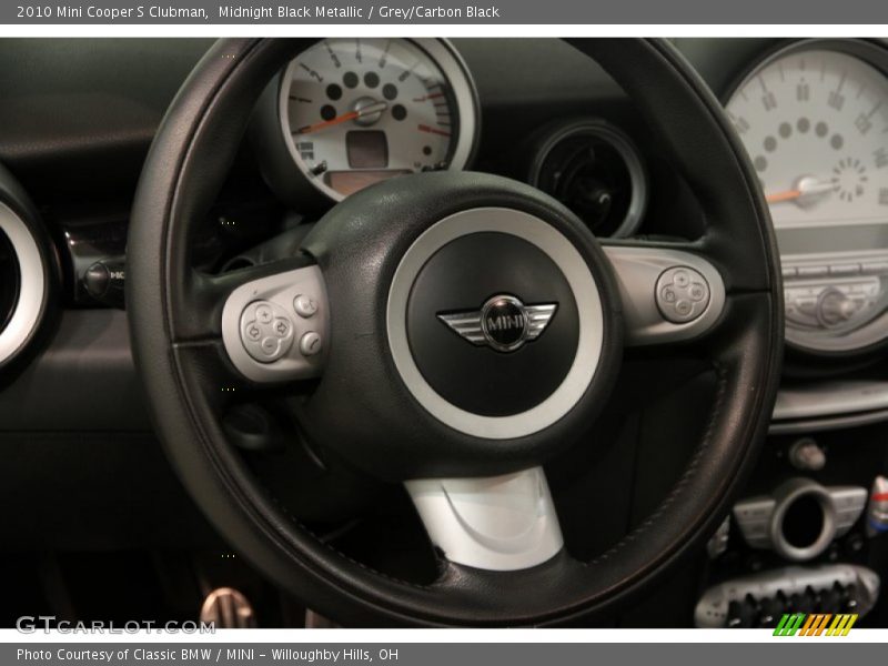Midnight Black Metallic / Grey/Carbon Black 2010 Mini Cooper S Clubman