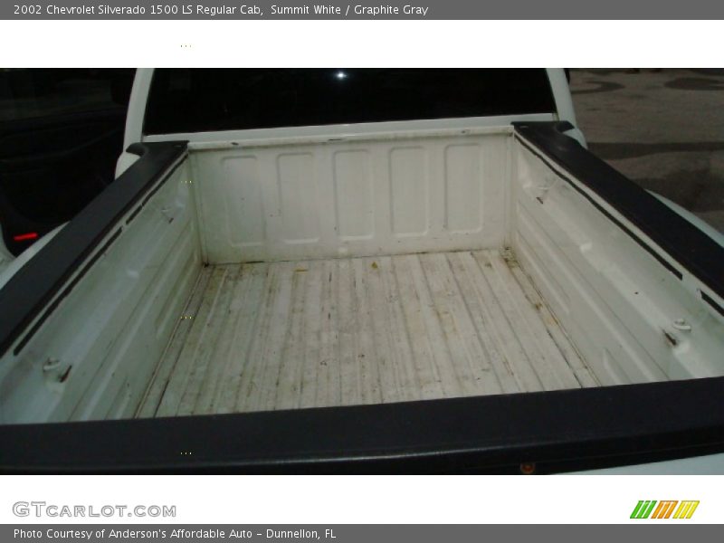 Summit White / Graphite Gray 2002 Chevrolet Silverado 1500 LS Regular Cab