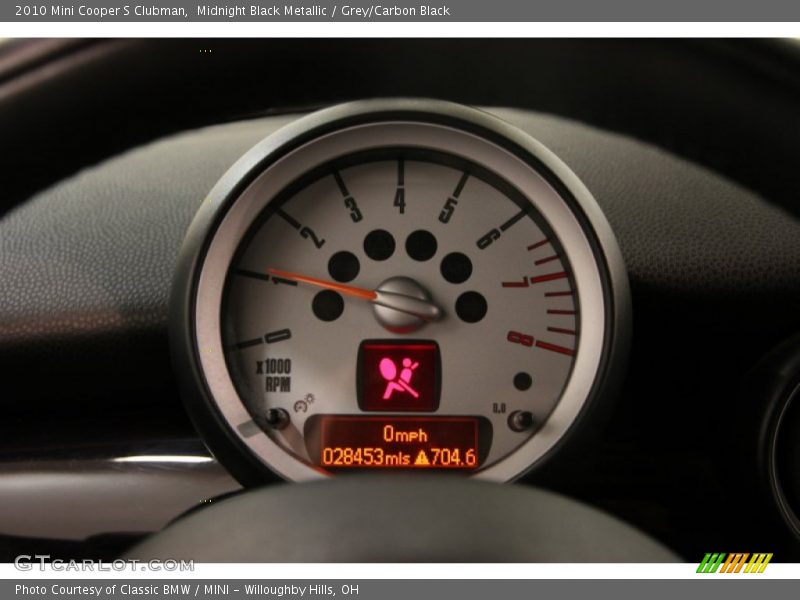 Midnight Black Metallic / Grey/Carbon Black 2010 Mini Cooper S Clubman