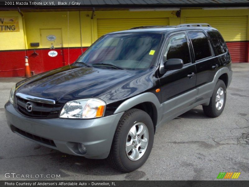 Black / Gray 2001 Mazda Tribute LX V6
