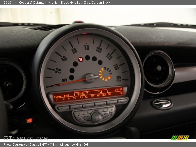 Midnight Black Metallic / Grey/Carbon Black 2010 Mini Cooper S Clubman