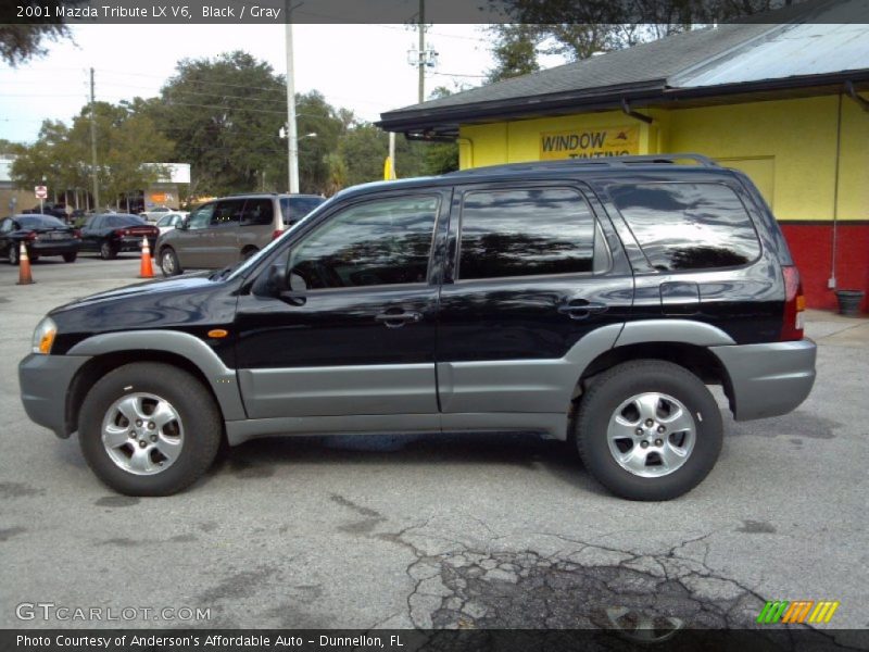 Black / Gray 2001 Mazda Tribute LX V6