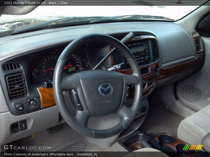 Black / Gray 2001 Mazda Tribute LX V6