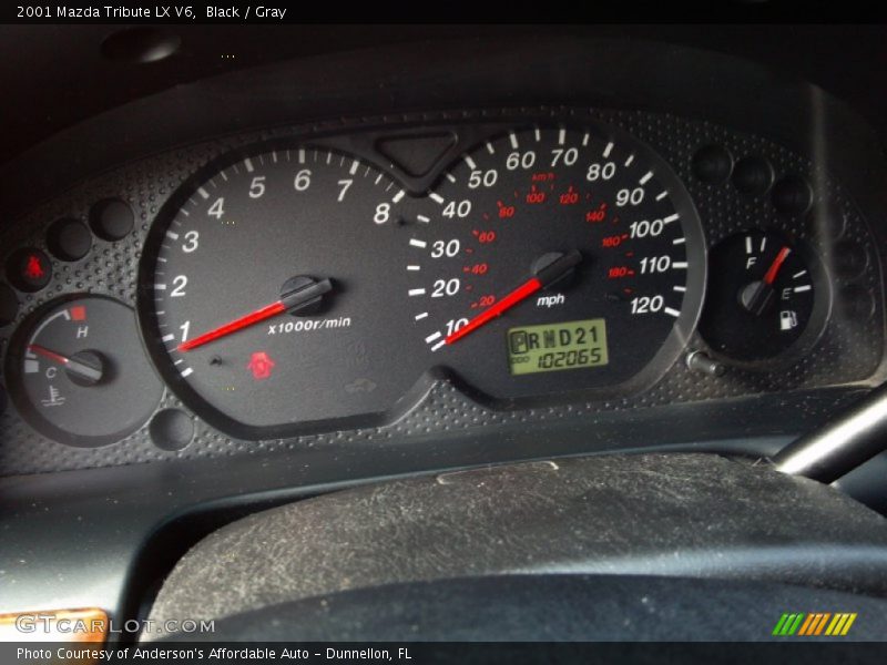 Black / Gray 2001 Mazda Tribute LX V6