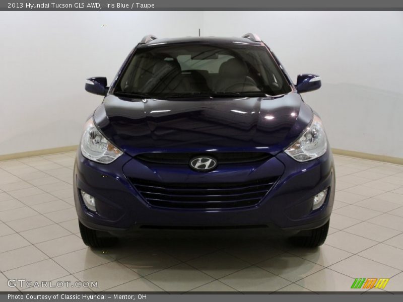 Iris Blue / Taupe 2013 Hyundai Tucson GLS AWD