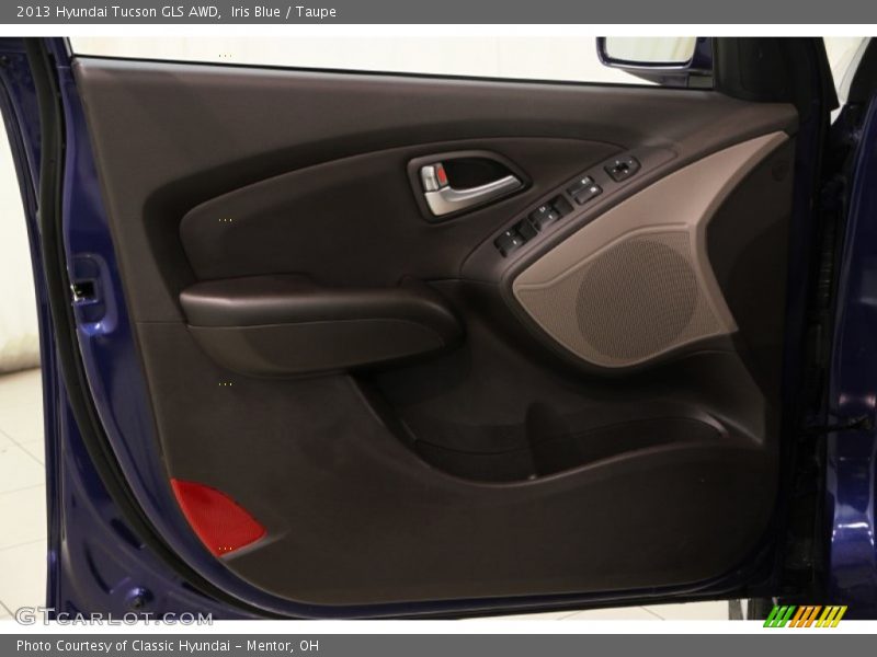 Iris Blue / Taupe 2013 Hyundai Tucson GLS AWD