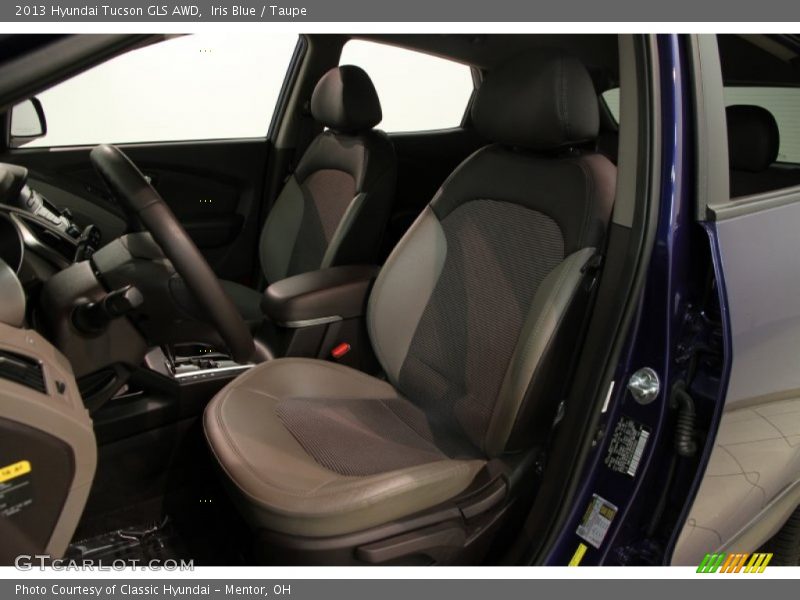 Iris Blue / Taupe 2013 Hyundai Tucson GLS AWD