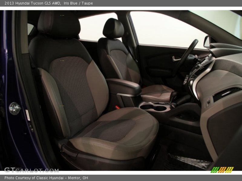 Iris Blue / Taupe 2013 Hyundai Tucson GLS AWD