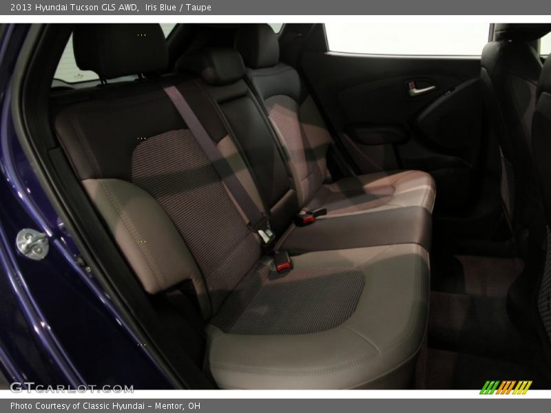 Iris Blue / Taupe 2013 Hyundai Tucson GLS AWD