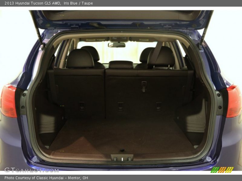 Iris Blue / Taupe 2013 Hyundai Tucson GLS AWD