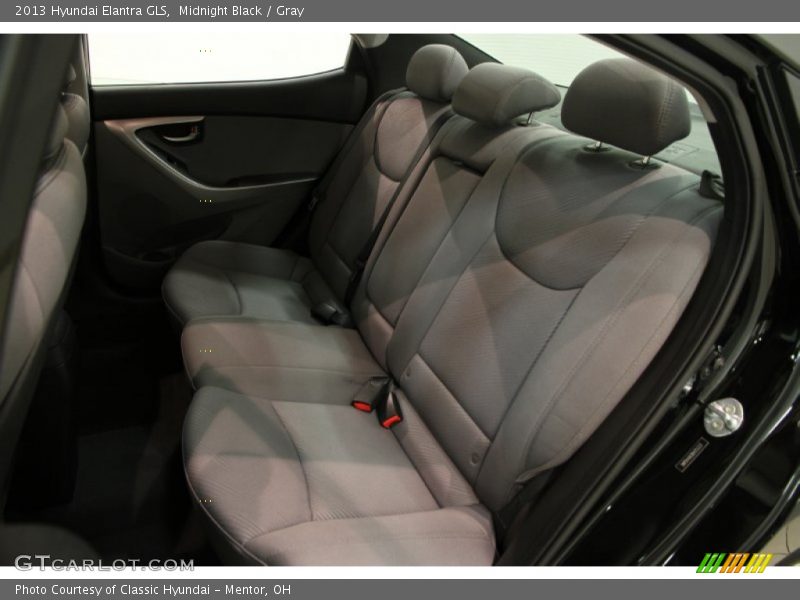 Midnight Black / Gray 2013 Hyundai Elantra GLS
