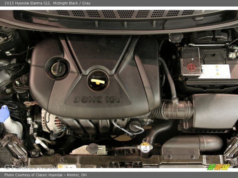 Midnight Black / Gray 2013 Hyundai Elantra GLS