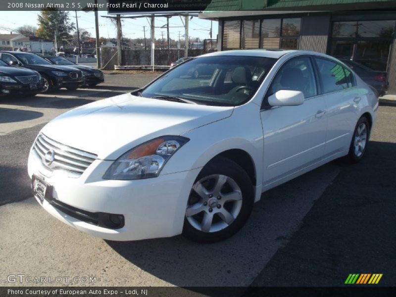 Winter Frost Pearl / Charcoal 2008 Nissan Altima 2.5 S