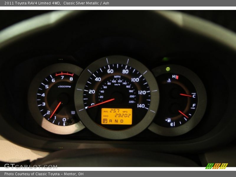 Classic Silver Metallic / Ash 2011 Toyota RAV4 Limited 4WD