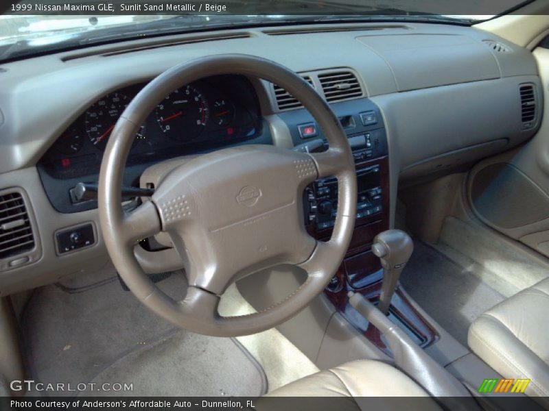 Beige Interior - 1999 Maxima GLE 