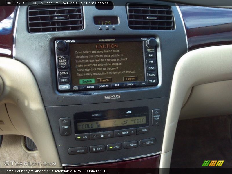 Millennium Silver Metallic / Light Charcoal 2002 Lexus ES 300