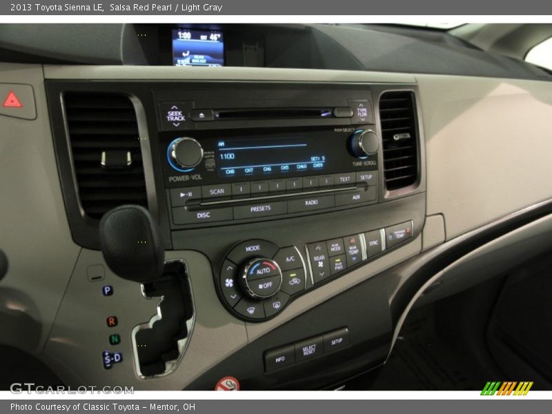Salsa Red Pearl / Light Gray 2013 Toyota Sienna LE