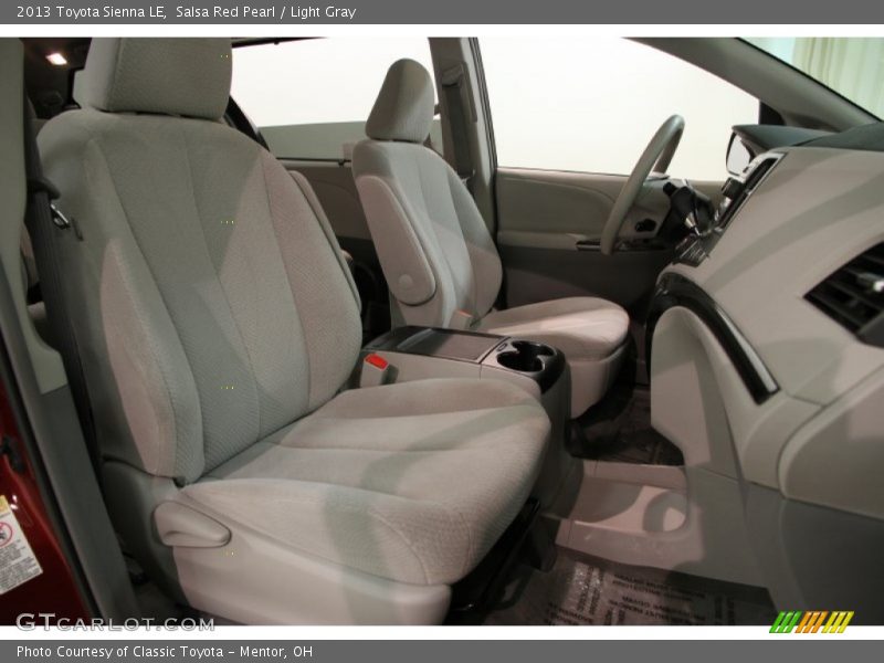 Salsa Red Pearl / Light Gray 2013 Toyota Sienna LE