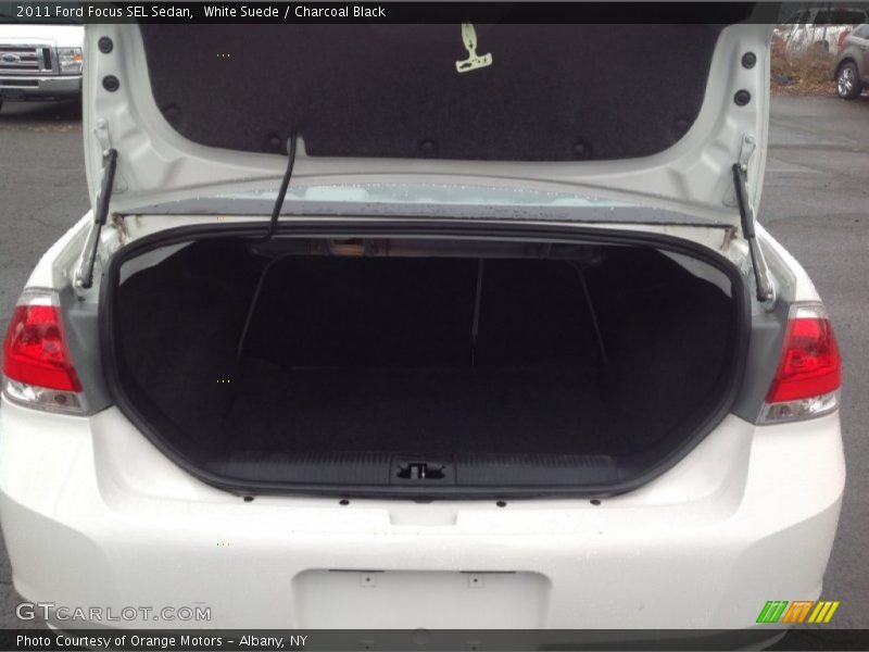 White Suede / Charcoal Black 2011 Ford Focus SEL Sedan