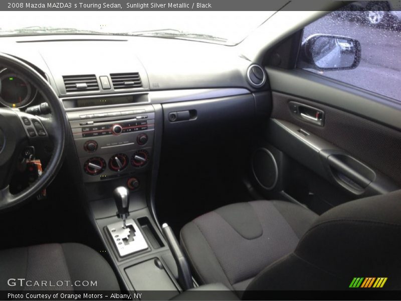 Sunlight Silver Metallic / Black 2008 Mazda MAZDA3 s Touring Sedan