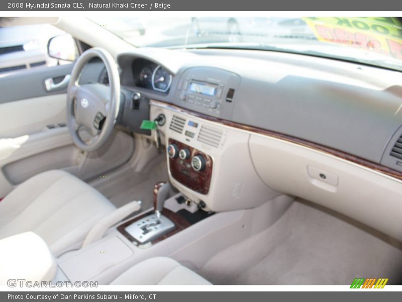 Natural Khaki Green / Beige 2008 Hyundai Sonata GLS