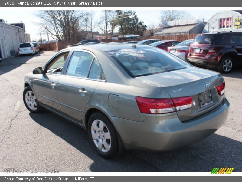 Natural Khaki Green / Beige 2008 Hyundai Sonata GLS