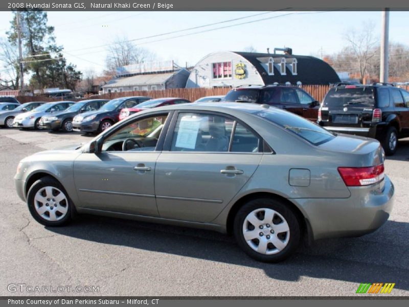 Natural Khaki Green / Beige 2008 Hyundai Sonata GLS