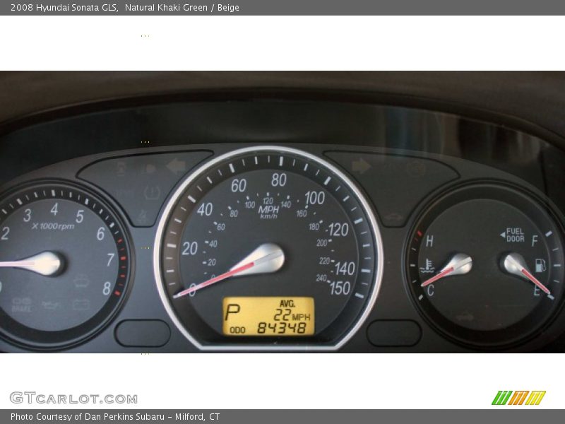 Natural Khaki Green / Beige 2008 Hyundai Sonata GLS