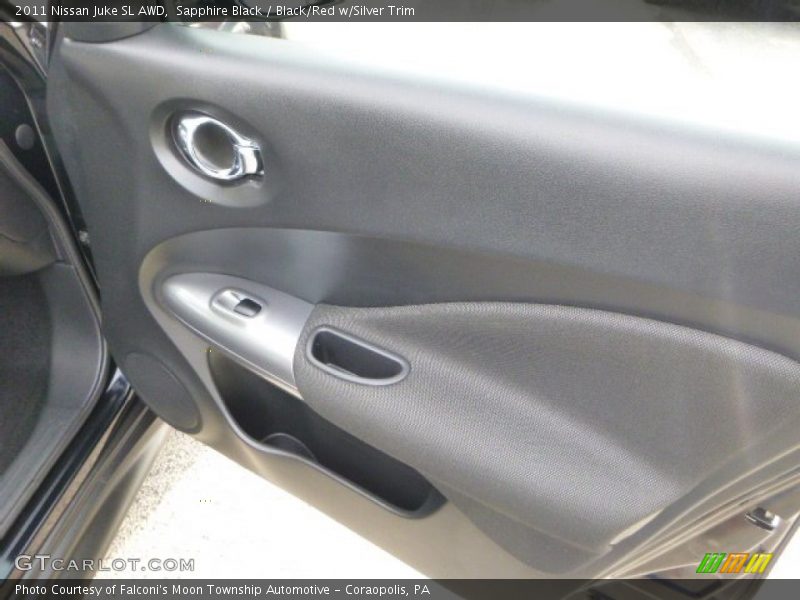 Sapphire Black / Black/Red w/Silver Trim 2011 Nissan Juke SL AWD