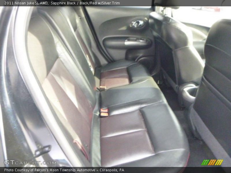 Sapphire Black / Black/Red w/Silver Trim 2011 Nissan Juke SL AWD