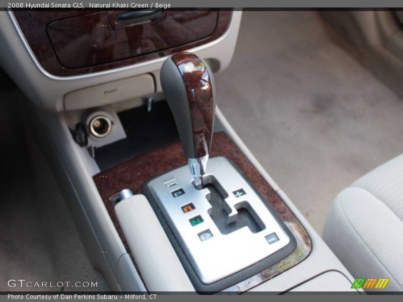 Natural Khaki Green / Beige 2008 Hyundai Sonata GLS