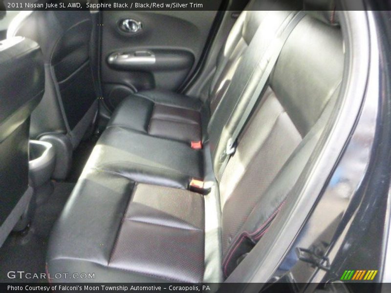 Sapphire Black / Black/Red w/Silver Trim 2011 Nissan Juke SL AWD
