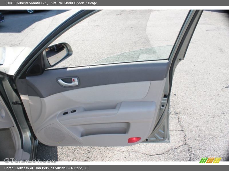 Natural Khaki Green / Beige 2008 Hyundai Sonata GLS