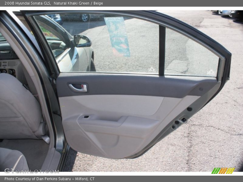 Natural Khaki Green / Beige 2008 Hyundai Sonata GLS