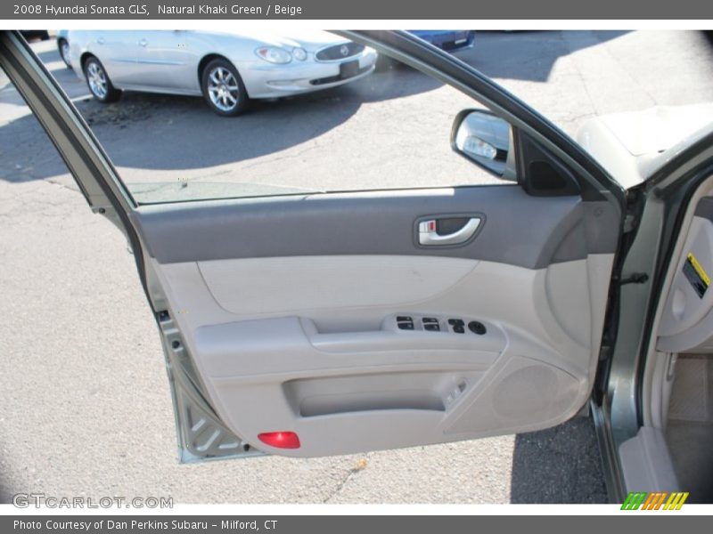Natural Khaki Green / Beige 2008 Hyundai Sonata GLS