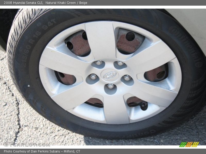 Natural Khaki Green / Beige 2008 Hyundai Sonata GLS