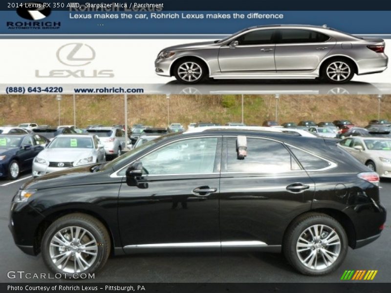 Stargazer Mica / Parchment 2014 Lexus RX 350 AWD