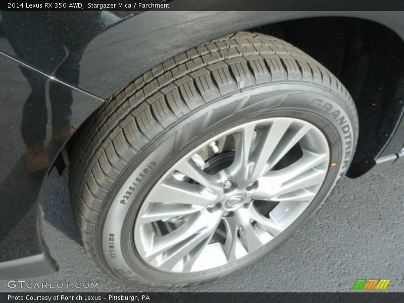 Stargazer Mica / Parchment 2014 Lexus RX 350 AWD