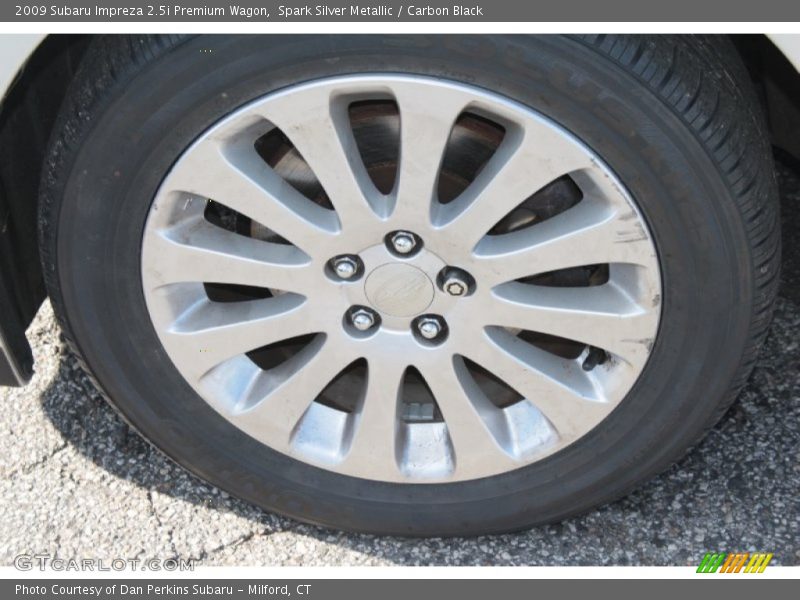 Spark Silver Metallic / Carbon Black 2009 Subaru Impreza 2.5i Premium Wagon