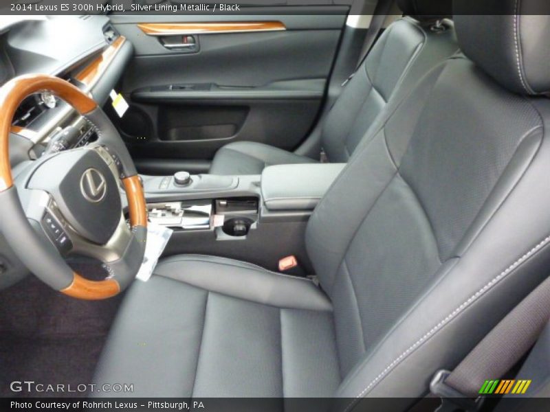 Front Seat of 2014 ES 300h Hybrid