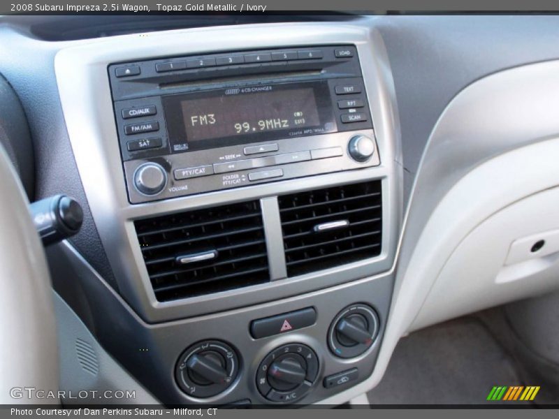 Topaz Gold Metallic / Ivory 2008 Subaru Impreza 2.5i Wagon