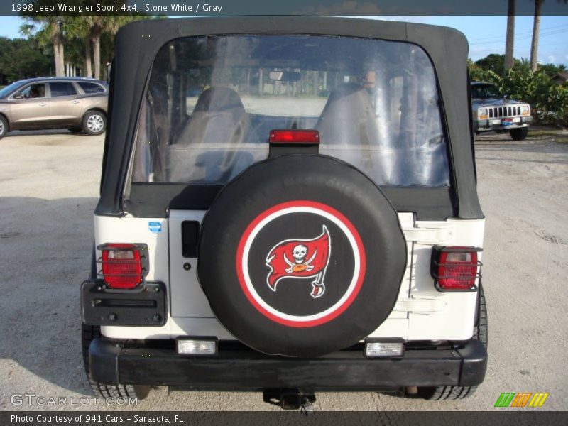 Stone White / Gray 1998 Jeep Wrangler Sport 4x4