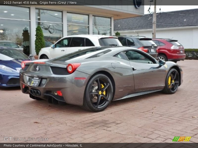 Grigio Ferro (Grey) / Nero 2013 Ferrari 458 Italia