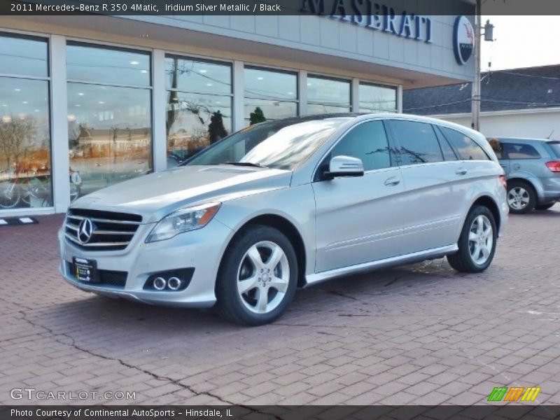 Iridium Silver Metallic / Black 2011 Mercedes-Benz R 350 4Matic