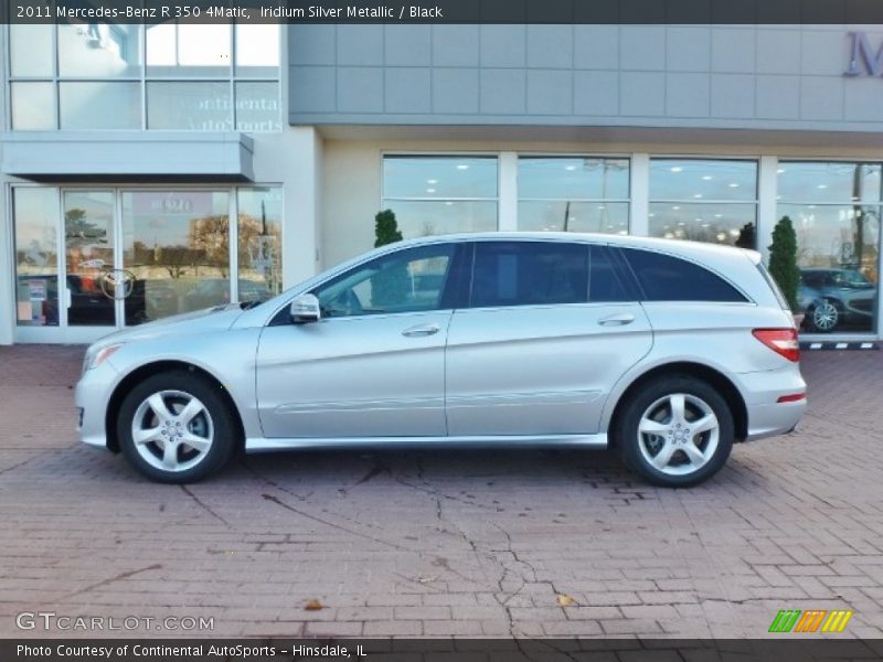 Iridium Silver Metallic / Black 2011 Mercedes-Benz R 350 4Matic